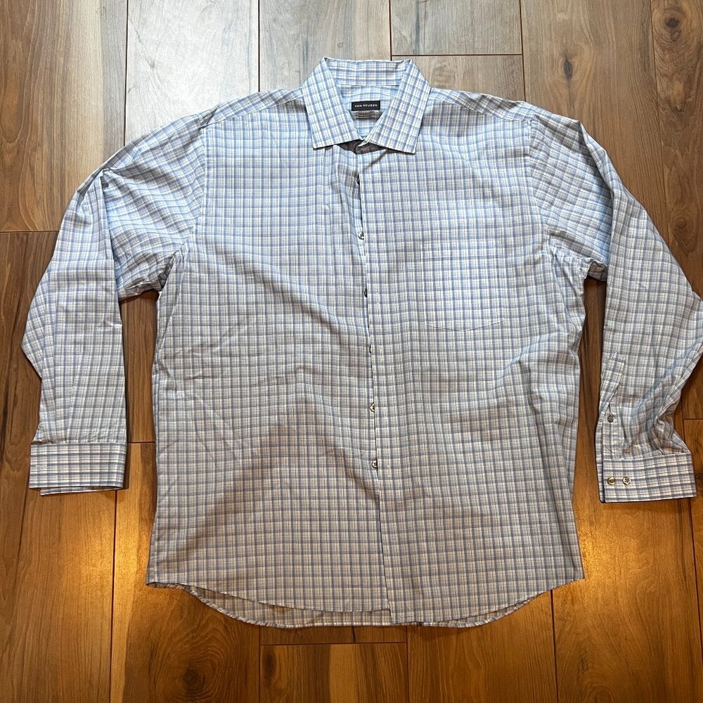 Men's Van Heusan Wrinkle Free Regular Fit Dress Shirt